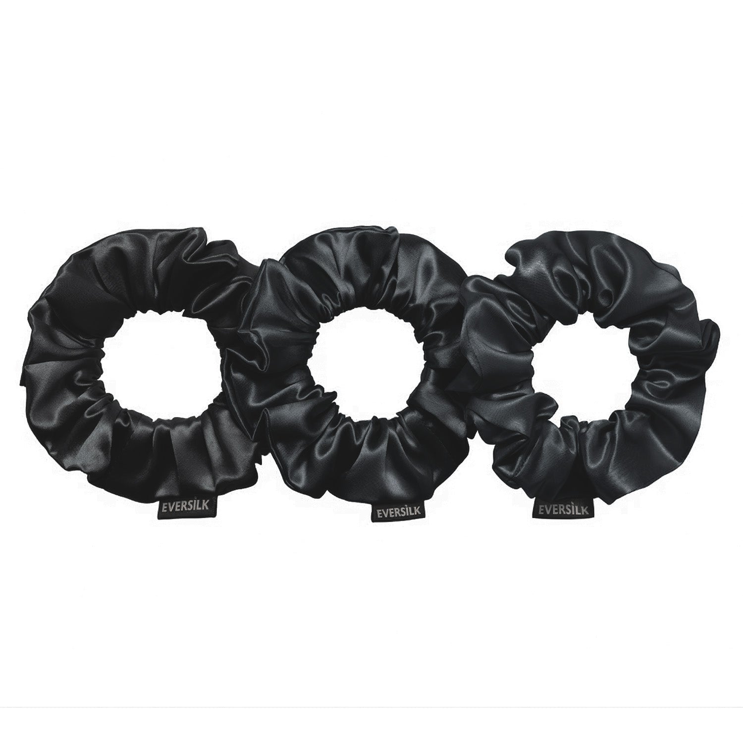 EVERSILK Scrunchies - Black