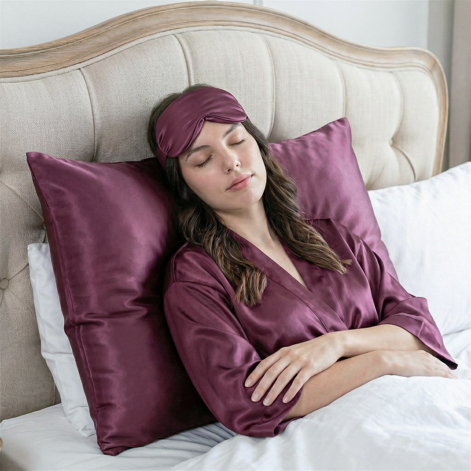 EVERSILK Sleep Mask - Burgundy