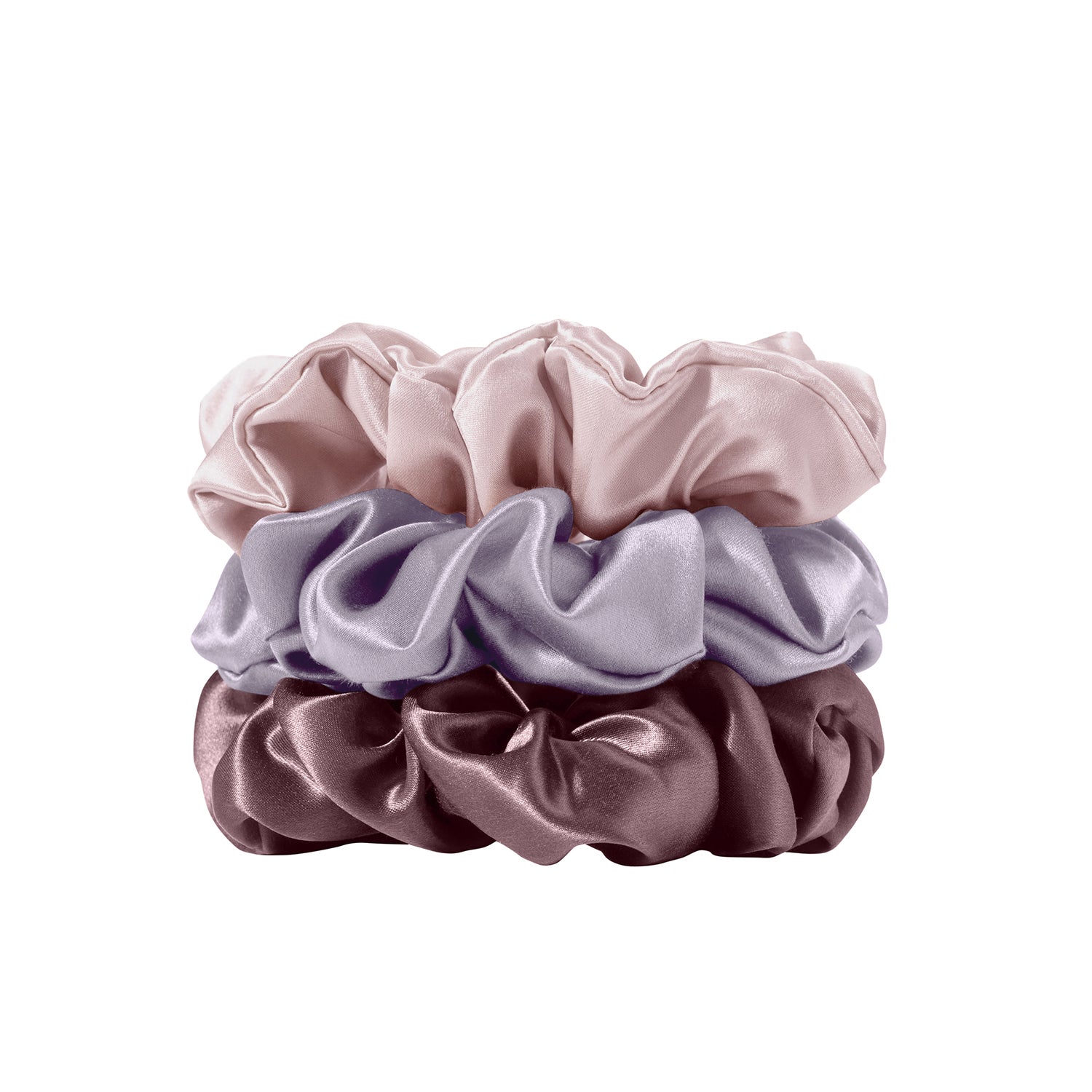 EVERSILK Scrunchies - Lotus, Lavender, Plum