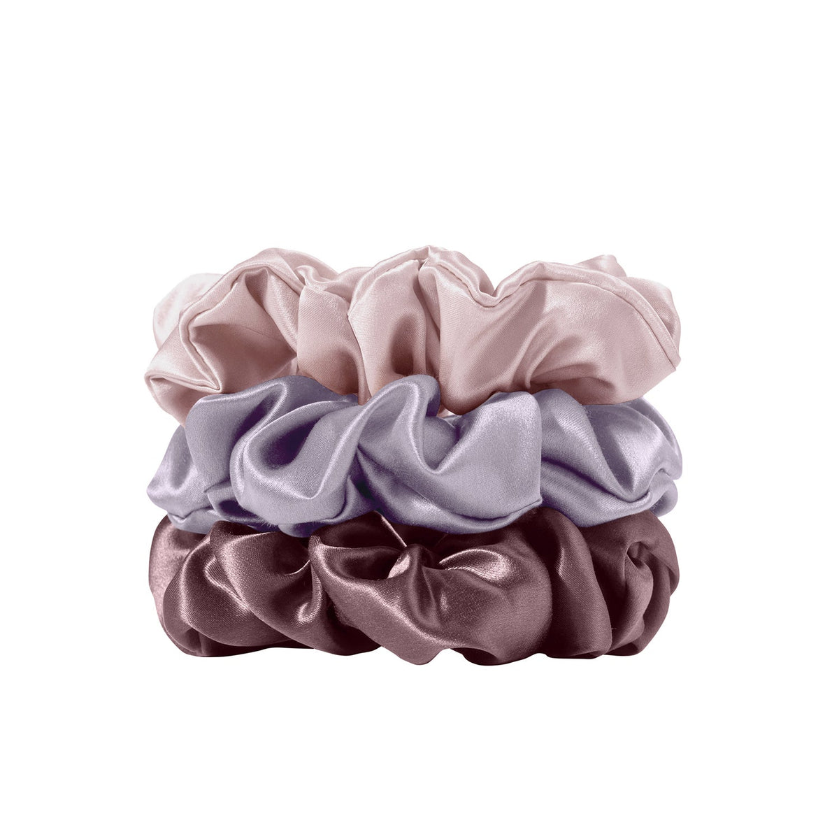 EVERSILK Scrunchies - Lotus, Lavender, Plum