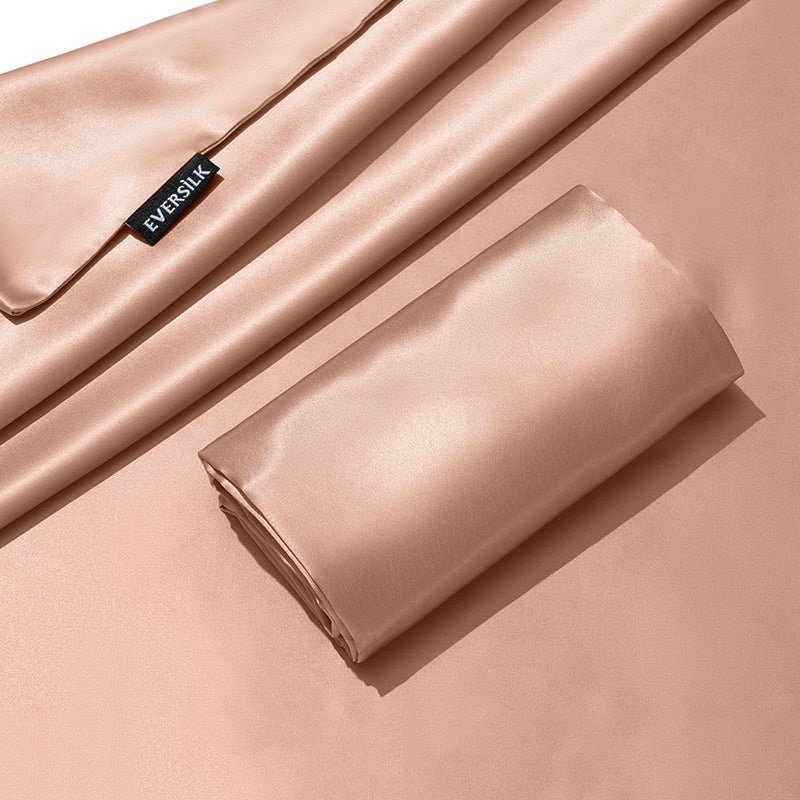 EVERSILK Pillowcase - Rose Gold - EVERSILK.co.uk
